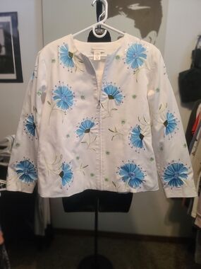 Floral Beaded and Embroidered Jacket